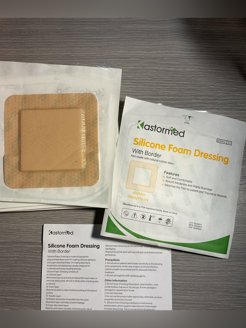 7 Silicone Foam Dressing Patches for Wounds
